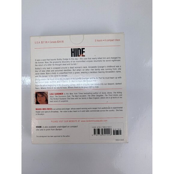 Lisa Gardner Lot of 2 Novels Audiobook CDs Find Her and Hide - Picture 7 of 7